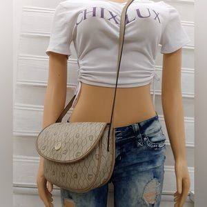 Vintage Dior canvas crossbody bag